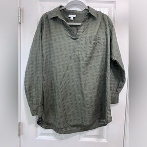 J. Jill Cotton Weave Pullover Size Medium